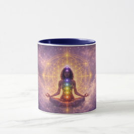Caneca de Meditação Chakra Arte Espiritual