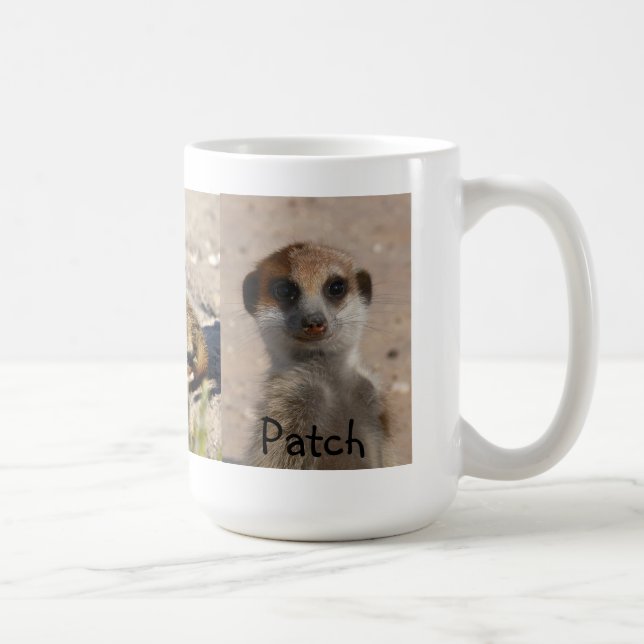 Caneca de Meerkat do remendo (Direita)