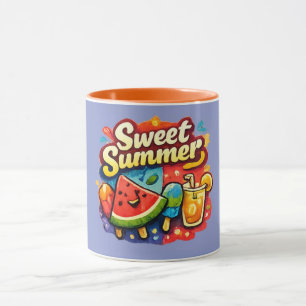 Caneca de Melancia Doce de Verão