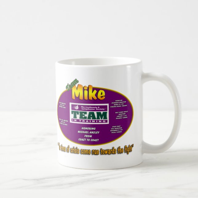 Caneca de Mike da equipe do corredor (Direita)