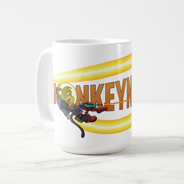 Caneca de Monkeynauts (Frente Esquerda)