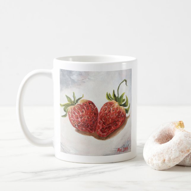 Caneca de morangos (Com Donut)