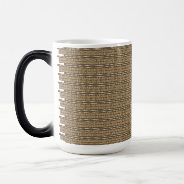 Caneca de mudança de cor | Xícara de café geométri (Esquerda)