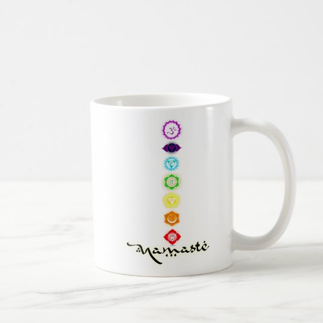 Caneca de Namaste Chakras (Direita)