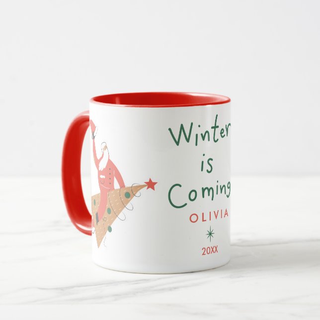 Caneca de Natal (Frente Esquerda)