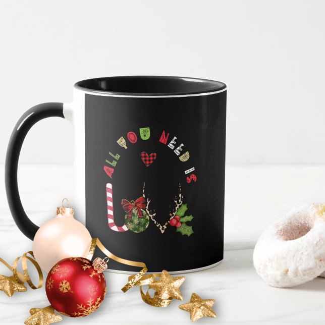 Caneca de Natal Aconchegante de Cane de Açúcar com (Criador carregado)
