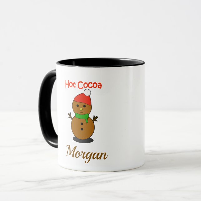 Caneca de Natal Aconchegante – Presente de Férias  (Frente Esquerda)