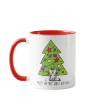 Caneca de Natal Cat