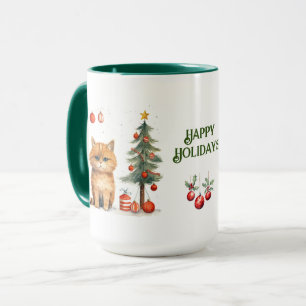 Caneca de Natal Cat