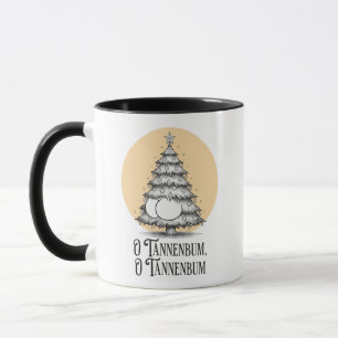 Caneca de Natal com Piada do Funny O Tannenbum