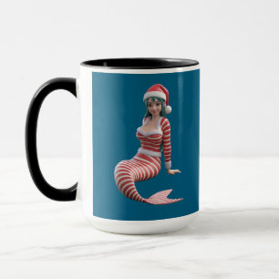 Caneca de Natal da Sereia