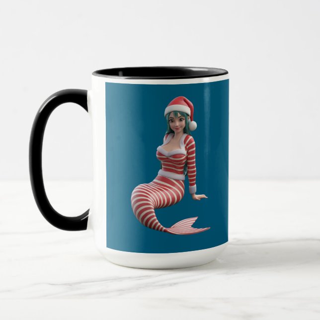 Caneca de Natal da Sereia (Esquerda)