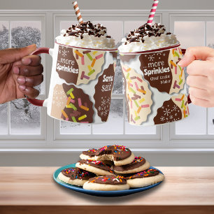Caneca de Natal de Biscoito com Confeitos Personal