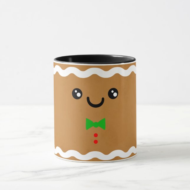 Caneca de Natal de Biscoito de Gengibre (Centro)