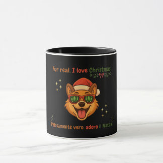 Caneca de Natal de Cachorro Engraçado – Presente B