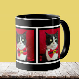 Caneca de Natal de Gato Smocking Fofo