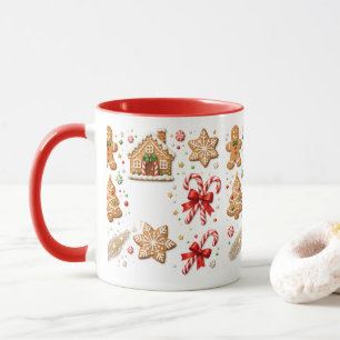 Caneca de Natal de Pão de Mel