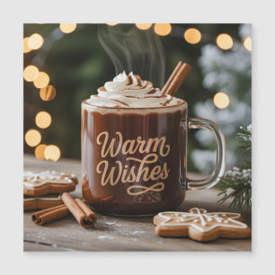 Caneca de Natal Desejos Afetuosos: Chocolate Quent