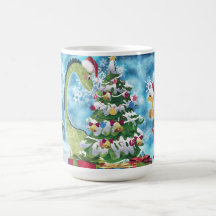 Caneca de Natal Dino