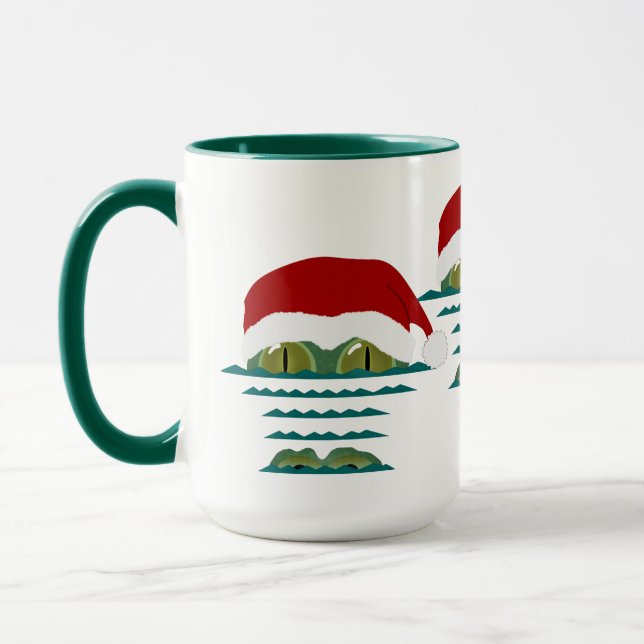 Caneca de Natal do Grande Crocodilo (Esquerda)