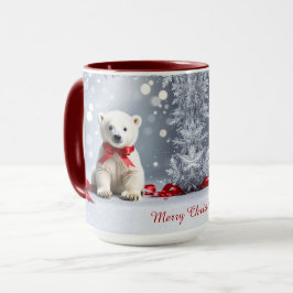 Caneca de Natal do Urso Polar