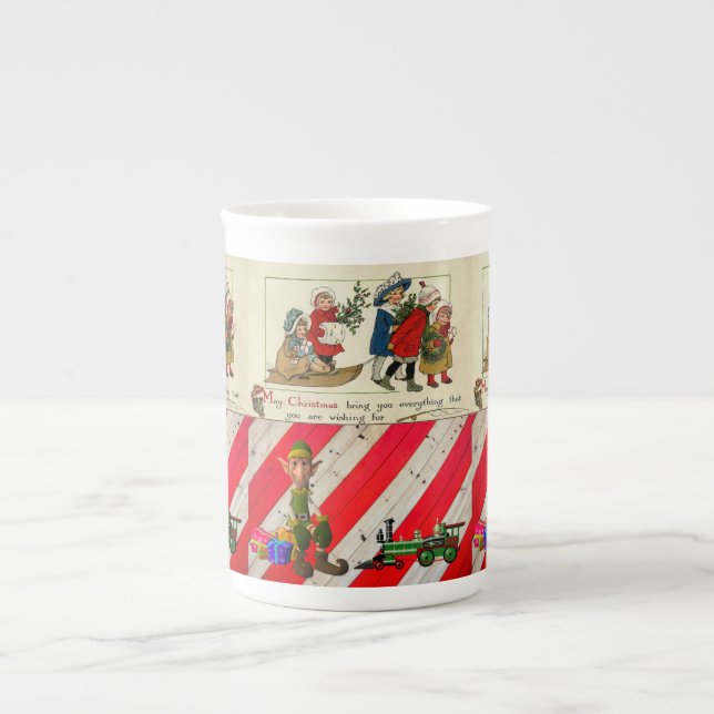 Caneca de Natal, Elf, Feliz Natal (Frente)