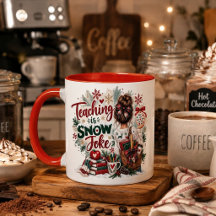Caneca de Natal Ensino Não é Piada, Professor Engr