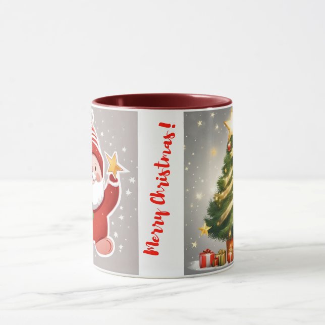 Caneca de Natal Exclusiva: Papais noeis Vermelhos, (Centro)