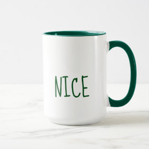 Caneca de Natal Fofa Malvada e Boazinha