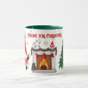 Caneca de Natal - Gnome para o Natal