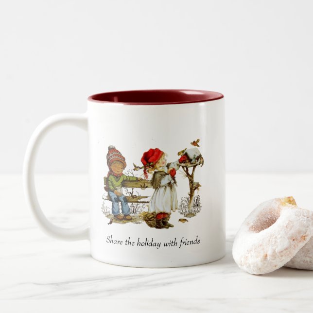 Caneca de Natal/Inverno (Com Donut)