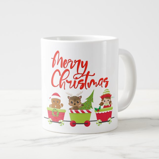 Caneca de Natal - Jumbo Mug (Frente Esquerda)