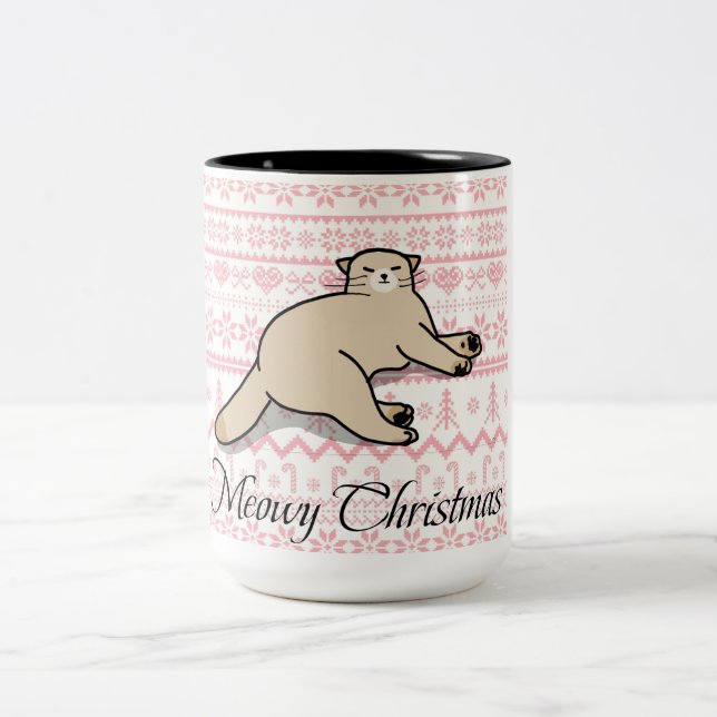 caneca de Natal meowy (Centro)