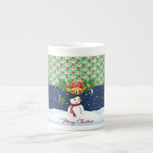 Caneca de Natal, Neve, Feliz Natal