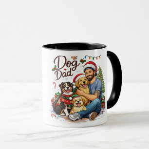 Caneca de Natal Papai Cachorro Santa Patas – Prese