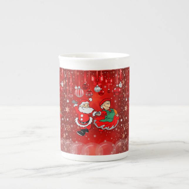 Caneca de Natal, Papais noeis (Frente)