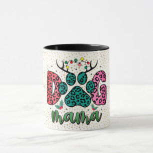 Caneca de Natal para Mães de Cachorro