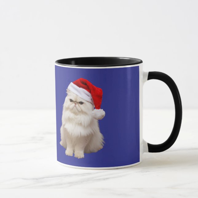 Caneca de Natal Persa Branca (Direita)