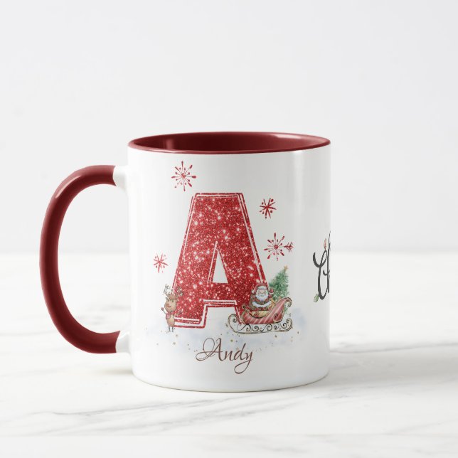 Caneca de Natal Personalizada (Esquerda)