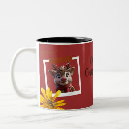 Caneca de Natal Personalizada - Feliz e Brilho