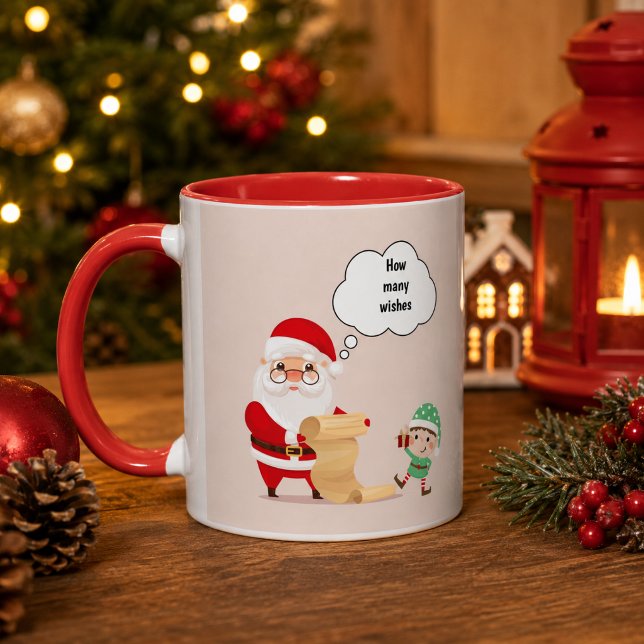 Caneca de Natal Personalizada Lista de Desejos do  (Criador carregado)