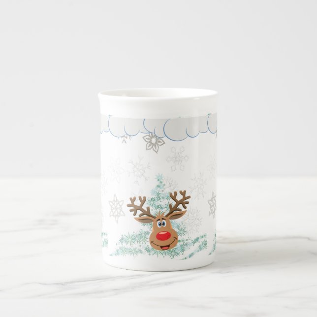 Caneca de Natal, Reindeer (Frente)