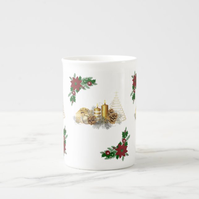 Caneca de Natal, Vela Dourada de Natal (Frente)