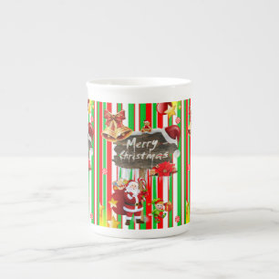 Caneca de Natal, Vintage, Papais noeis de Natal Fe