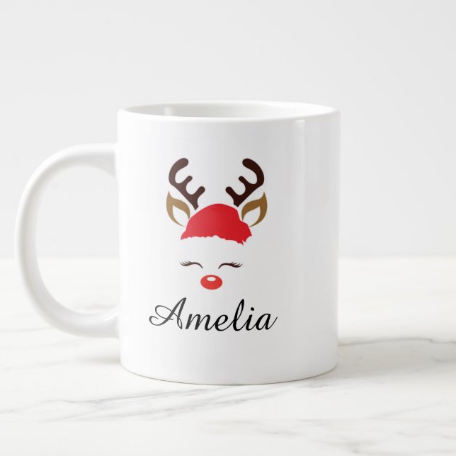 Caneca de Natal – Xícara Clássica de Cacau e Café  (Esquerda)