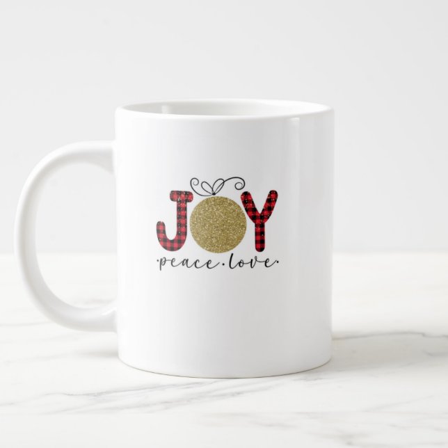 Caneca de Natal – Xícara de Cacau e Café com Brilh (Esquerda)