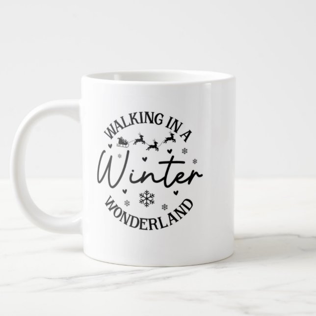 Caneca de Natal – Xícara de Cacau e Café das Festa (Esquerda)