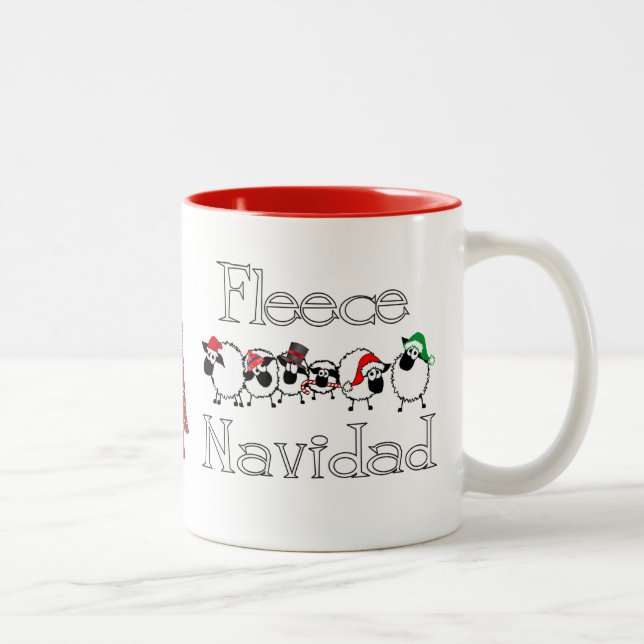 Caneca de Navidad do velo (Direita)