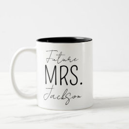 Caneca de Noivado Caneca de Futuro Mrs, Canecas de