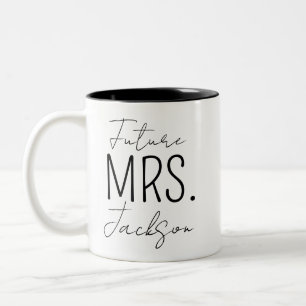 Caneca de Noivado Caneca de Futuro Mrs, Canecas de